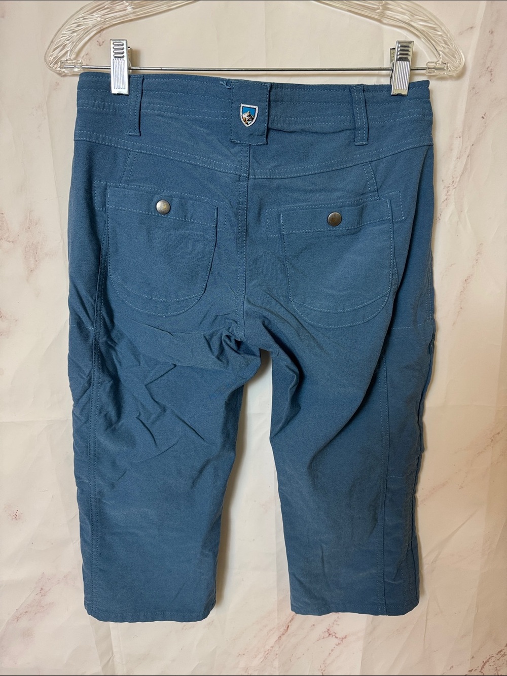 KÜHL Women's Blue Hiking Capri Cropped Outdoor Pants Size 2 - Picture 3 of 3